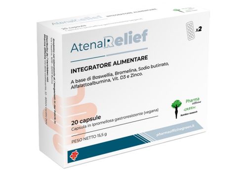 Atenarelief integratore per il benessere della mucosa intestinale 20 capsule