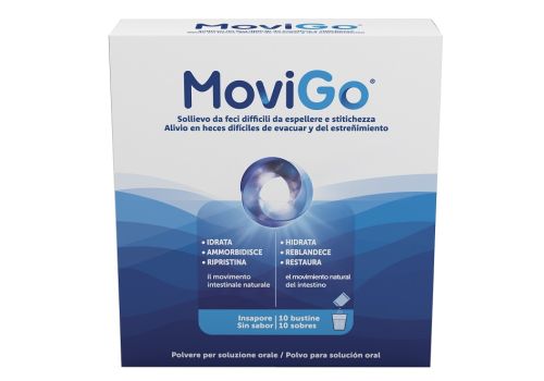 Movigo dispositivo medico per la stitichezza polvere per soluzione orale 10 bustine