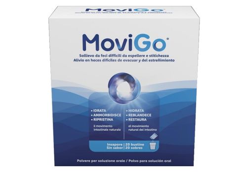 Movigo dispositivo medico per la stitichezza polvere per soluzione orale 20 bustine