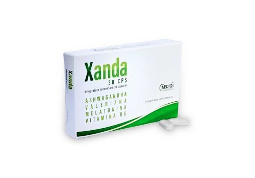 Xanda integratore per il benessere mentale e il rilassamento 30 capsule