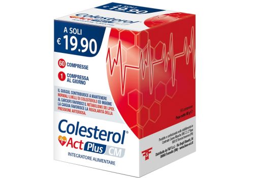 Colesterol Act Plus CM integratore per il colesterolo e la pressione arteriosa 60 compresse