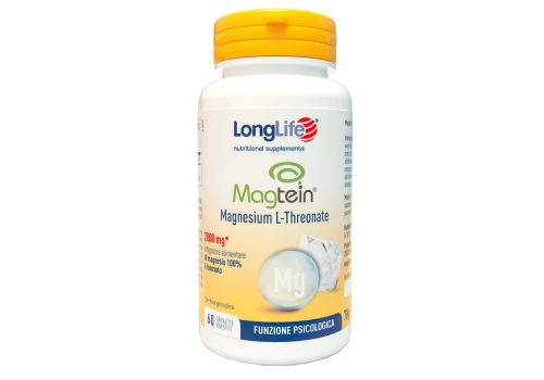 LongLife Magtein Magnesium L-Threonate integratore per la funzione psicologica 60 tavolette