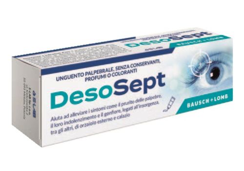 Desosept unguento palpebrale per combattere i sintomi di orzaiolo e calazio 15 grammi