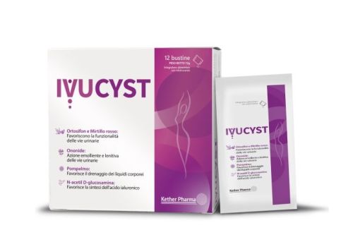 Ivucyst integratore per la funzionalità delle vie urinarie 12 bustine