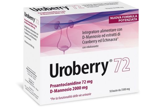 Uroberry 72 integratore per la funzionalità delle vie urinarie 10 bustine