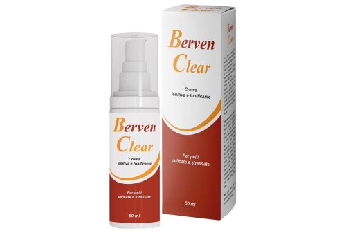Berven Clear crema lenitiva tonificante con lattoferrina, escina e arnica 50ml