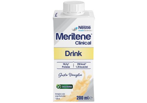 Nestlé Meritene Clinical Drink alimento a fini medici speciali gusto vaniglia 200ml