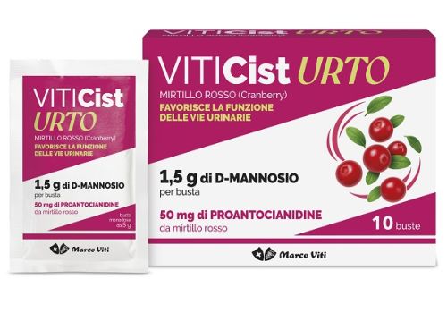 Viticist Urto integratore per la funzionalità delle vie urinarie 10 buste