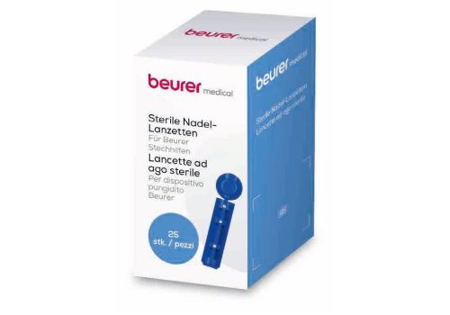 Beurer lancette pungidito ad ago sterile 28g 25 pezzi