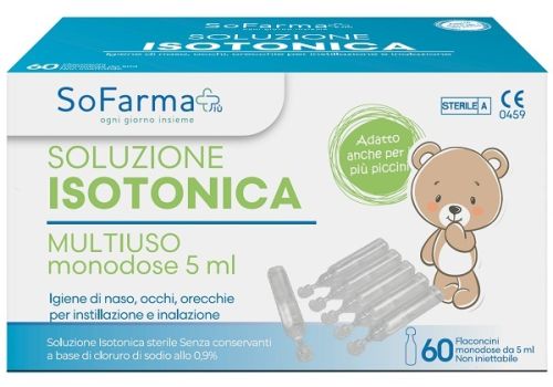 Sofarma+ Soluzione Isotonica 0,9% 60 flaconcini da 5ml