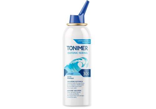 Tonimer Isotonic Normal 300mosm soluzione isotonica sterile per il lavaggio nasale spray getto normale 100ml