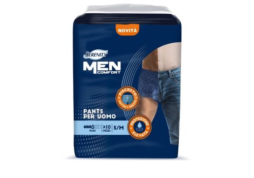Serenity Men Comfort plus pants per uomo taglia s/m 10 pezzi