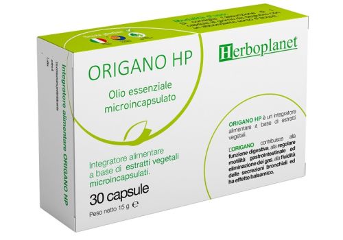 Origano Hp integratore per l'apparato gastro-intestinale e respiratorio 30 capsule