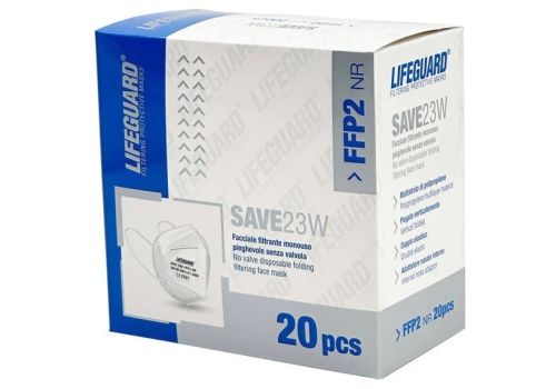 Rays lifeguard save 23w mascherine  facciali ffp2 filtranti 20 pezzi