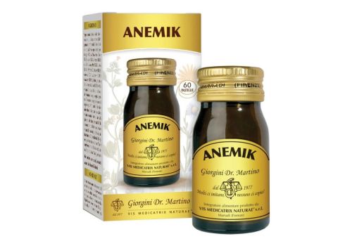 Anemik integratore per la normale sintesi dell’emoglobina e la riduzione della stanchezza 60 pastiglie