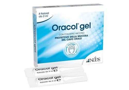 Oracol Gel trattamento protettivo della mucosa del cavo orale 6 fialoidi da 3ml
