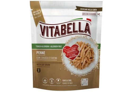 Vitabella penne con crusca d'avena senza glutine 250 grammi