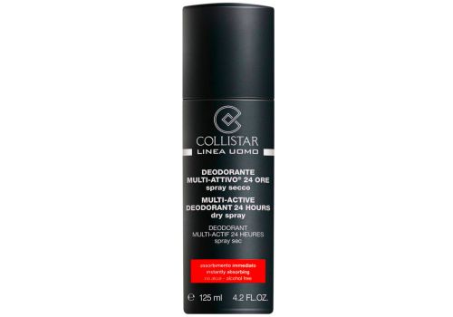 Collistar Linea Uomo Deodorante Multi-Attivo 24 Ore Spray Secco 125ml