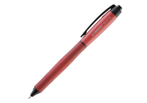 Stabilo palette penna roller gel a scatto ricaricabile blu tratto f 0,4 mm rosso