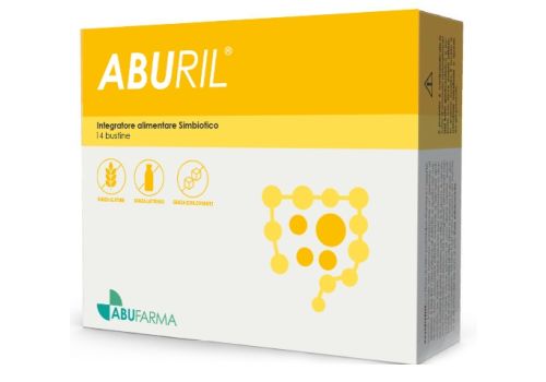 Aburil integratore per l'equilibrio della flora batterica intestinale 14 bustine