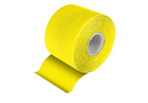 Kinesiotaping benda adesiva per il benessere muscolare colore giallo 5m x 5cm