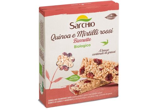 Sarchio snack quinoa e mirtilli rossi senza glutine 80 grammi