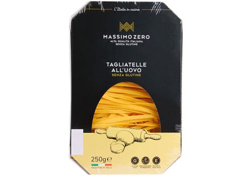 Massimo Zero tagliatelle all'uovo pasta senza glutine 250 grammi