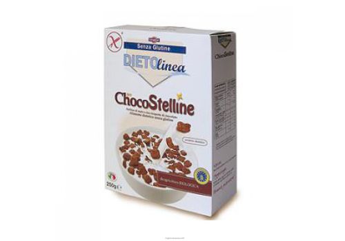 Dietolinea Choco Stelline cereali con cioccolato senza glutine 375 grammi