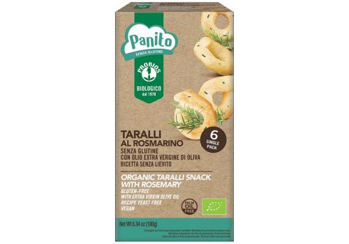 Panito taralli al rosmarino senza glutine 200 grammi
