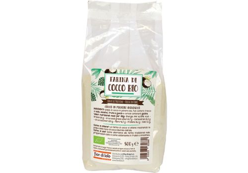 Fior di Loto farina di cocco biologica ricca di fibre 250 grammi