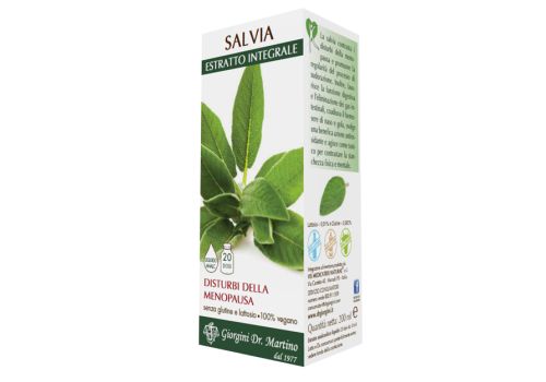 Salvia estratto integrale integratore per la donna in menopausa soluzione orale 200ml