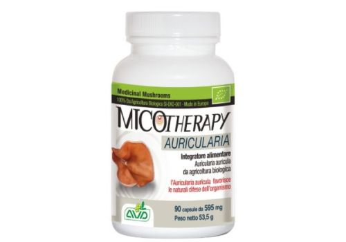 Micotherapy Auricularia integratore per il benessere del sistema immunitario 90 capsule
