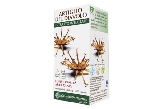 Artiglio del diavolo estratto integrale per la funzionalità articolare gocce orali 200ml