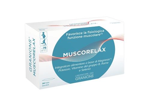 Muscorelax integratore per l’apparato muscolo-scheletrico 30 fiale bevibili