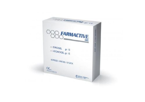 Farmactive cerotti sterili in idrogel 10 x 10cm 10 pezzi