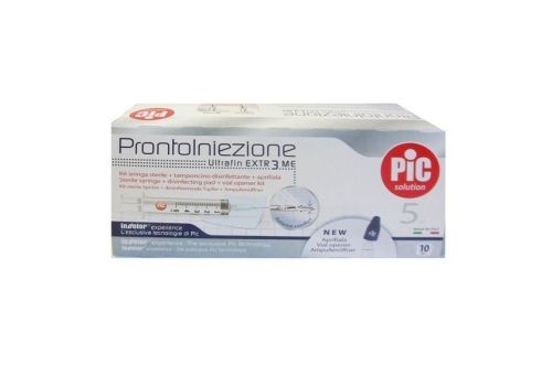 Pic siringa prontoiniezione G23X1 1/4 5ml 10 pezzi
