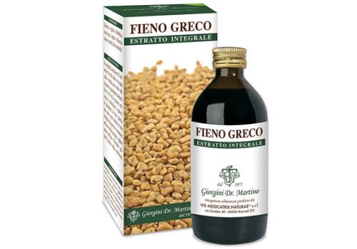 Fieno greco estratto integrale integratore per l'apparato digerente 200ml