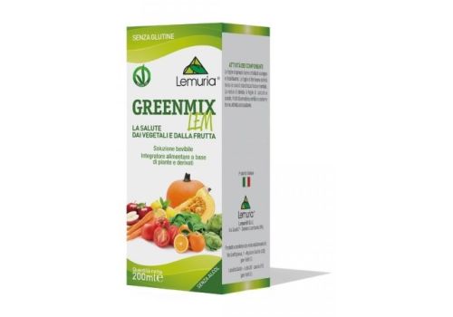 Greenmix Lem integratore a base di frutta e verdura ad azione tonica e ricostituente soluzione orale 200ml