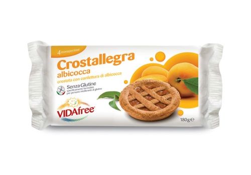 Vidafree crostallegra all’albicocca senza glutine 180 grammi