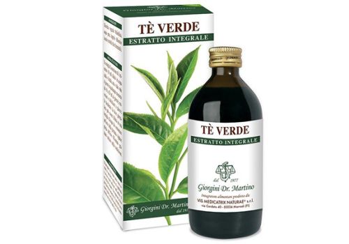 Tè verde estratto integrale analcolico integratore antiossidante 200ml 