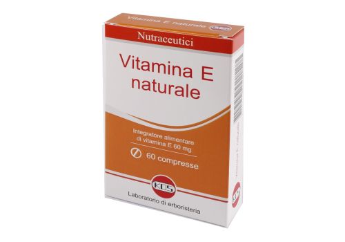 Vitamina E naturale integratore per il benessere della pelle 60 compresse