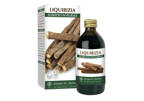 Liquirizia estratto integrale per il benessere di naso e gola 200ml