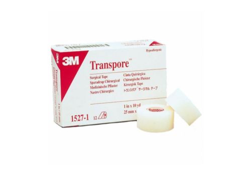 Transpore cerotto in rocchetto 2,5cm x 5m