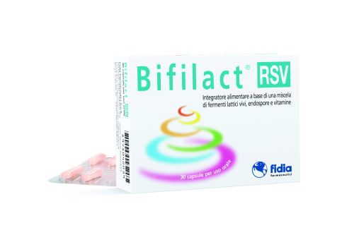 Bifilact Rsv integratore a base di fermenti lattici con vitamine 30 capsule