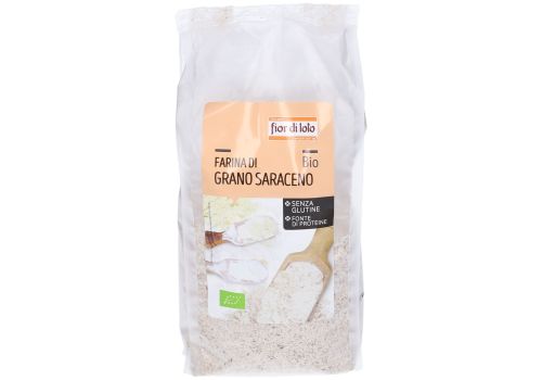 Fiordi Loto farina di grano saraceno integrale bio senza glutine 375 grammi