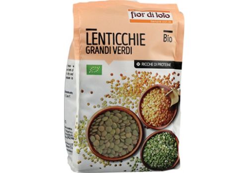Fior di Loto lenticchie grandi verdi bio 400 grammi