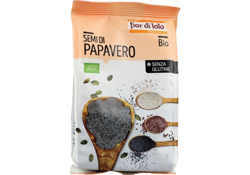 Fior di Loto semi di papavero biologici senza glutine 150 grammi