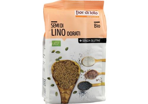 Fior di Loto semi di lino dorati Bio senza glutine 400 grammi