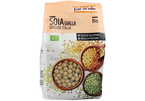 Fior di loto soia gialla italiana biologica senza glutine 400 grammi