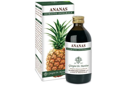 Ananas estratto integrale per la microcircolazione la cellulite e la funzione digestiva 200ml